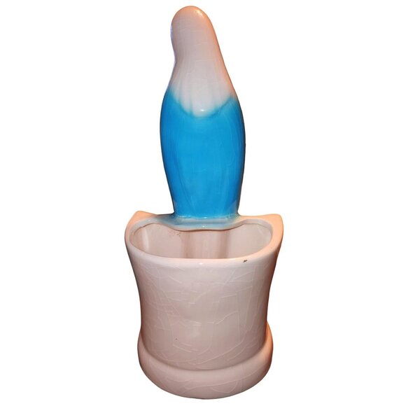 Vintage Ceramic Virgin Mary Planter Figurine - Picture 2 of 10